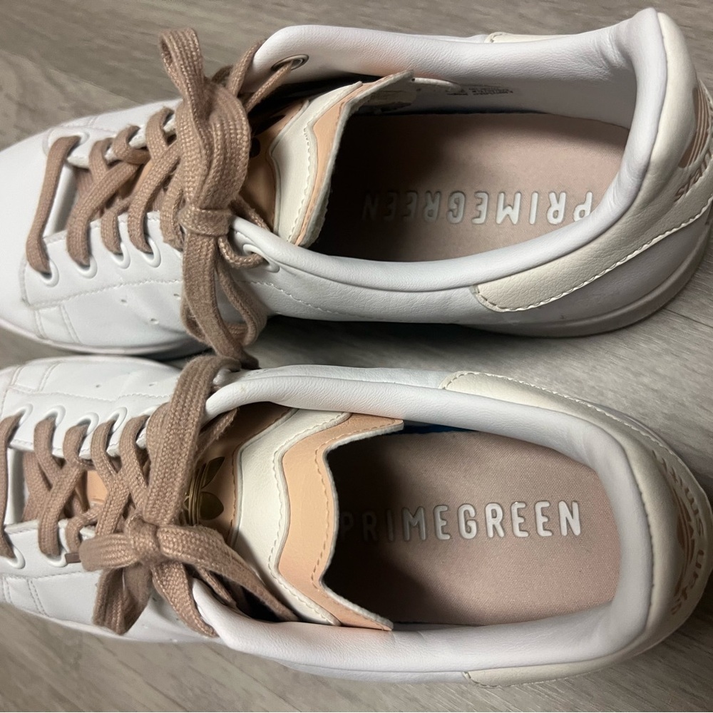 Adidas White and tan Casual Shoes - Picture 3 of 6